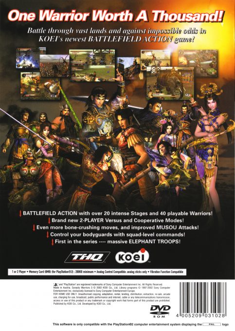 Dynasty Warriors 3 dos