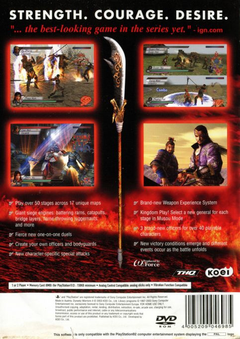 Dynasty Warriors 4 dos