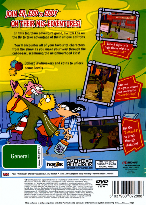 Ed, Edd n Eddy : The Mis-Edventures - Dos