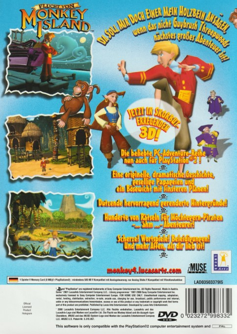 Escape from Monkey Island dos