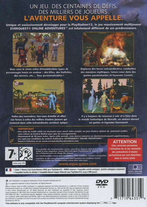 EverQuest : Online Adventures dos