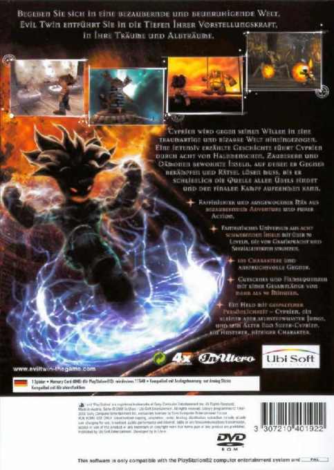 Evil Twin - Cyprien's Chronicles dos