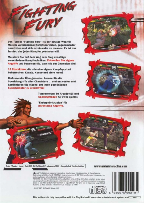 Fighting Fury - Dos