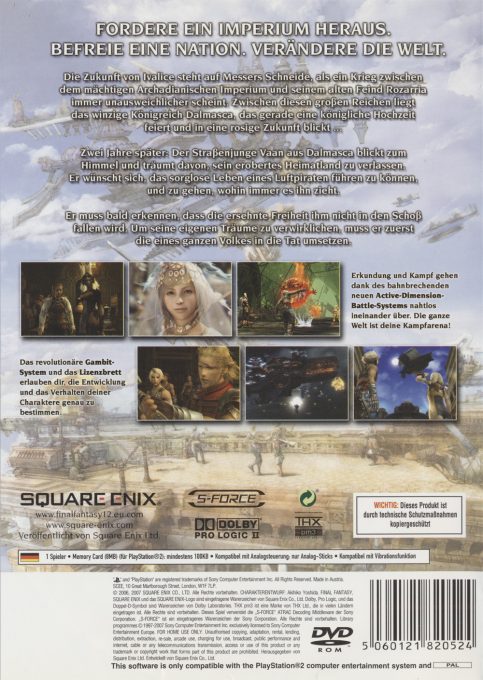 Final Fantasy XII dos