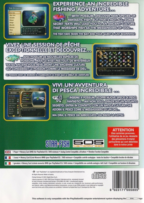 Fishing Fantasy - Buzzrod - Dos