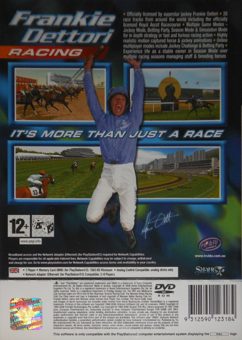 Frankie Dettori Racing - Dos