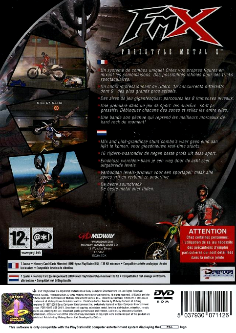 Freestyle Metal X - Dos