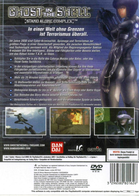 Ghost in the Shell : Stand Alone Complex - Dos