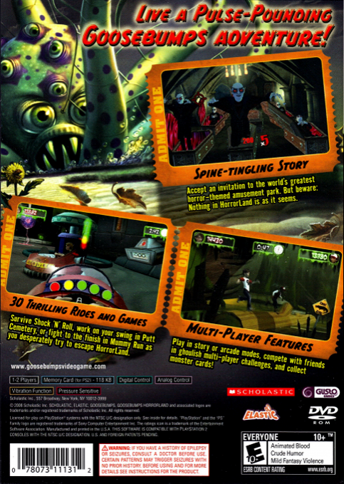 Goosebumps HorrorLand dos