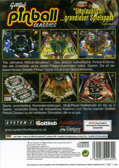 Gottlieb Pinball Classics dos