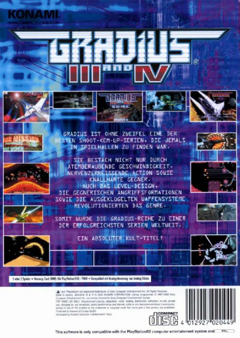 Gradius III and IV dos
