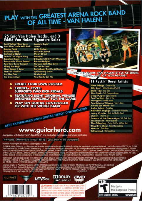 Guitar Hero Van Halen dos