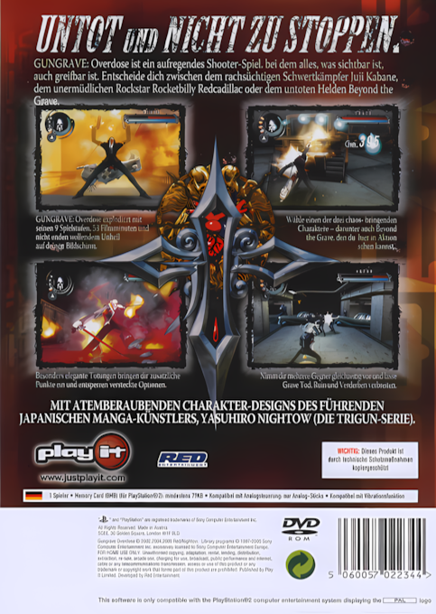 Gungrave : Overdose dos