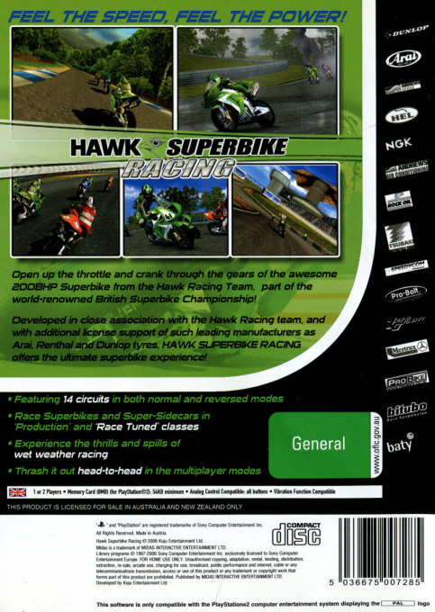 Hawk Kawasaki Racing - Dos