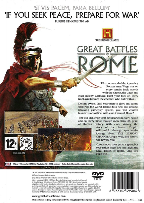 History Channel - Great Battles Of Rome, The - Dos
