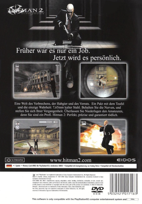 Hitman 2 : Silent Assassin - Dos