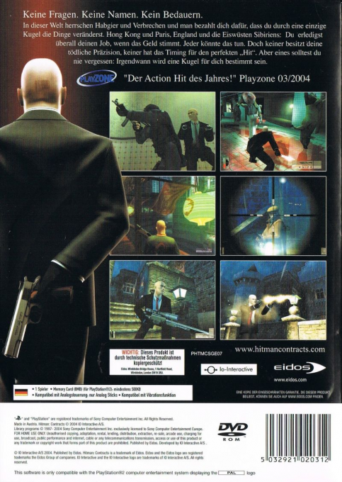 Hitman : Contracts - Dos