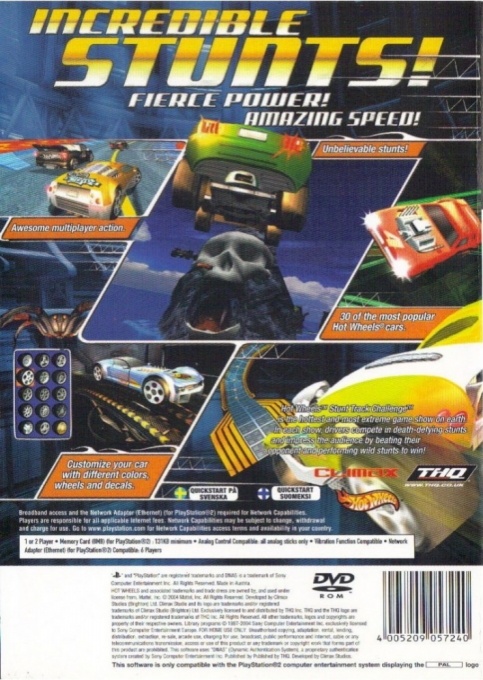 Hot Wheels : Stunt Track Challenge - Dos