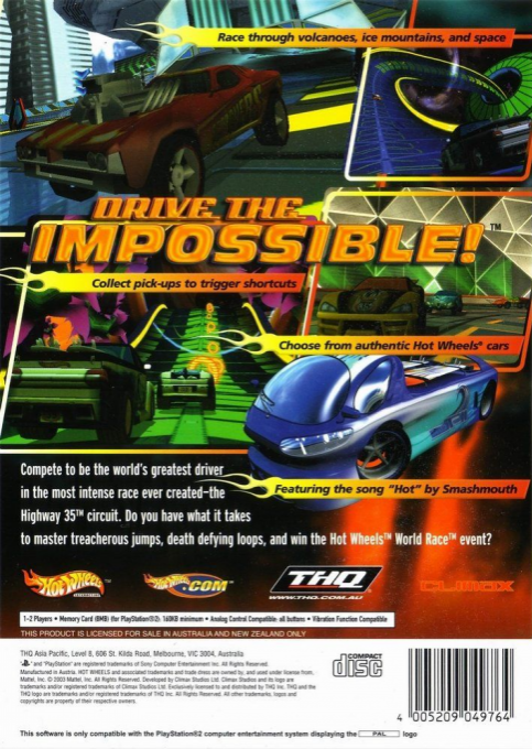 Hot Wheels : World Race - Dos