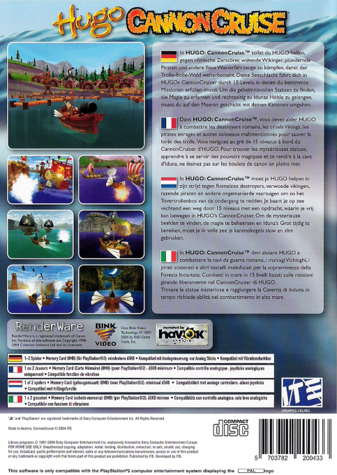 Hugo - Cannoncruise - Dos