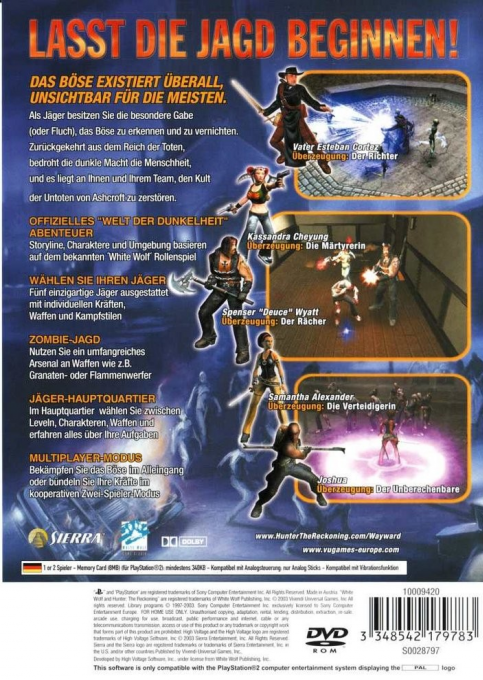 Hunter : The Reckoning, Wayward - Dos