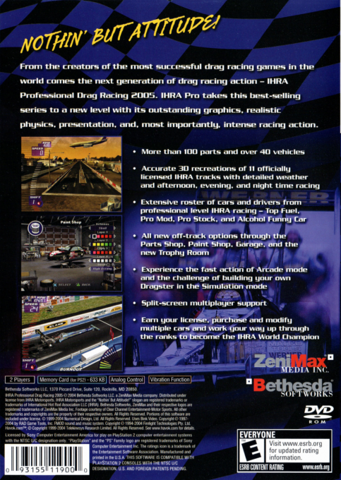 IHRA Professional Drag Racing 2005 - Dos