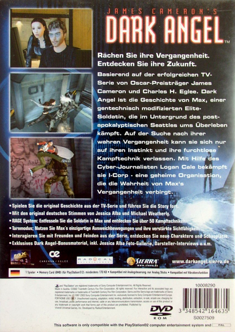James Cameron's Dark Angel - Dos