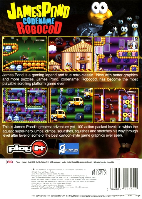 James Pond - Codename - Robocod - Dos