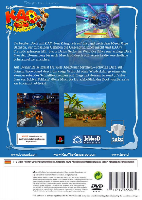 Kao the Kangaroo : Round 2 - Dos