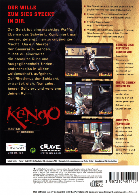 Kengo : Master of Bushido - Dos