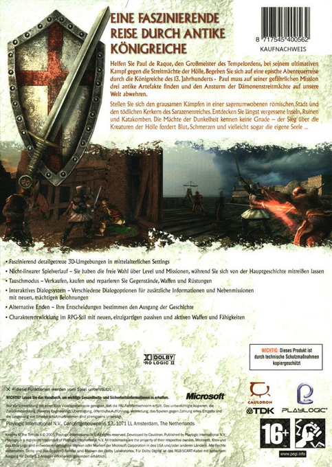 Knights Of The Temple 2 - Dos