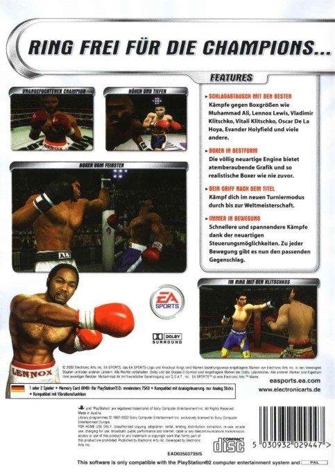 Knockout Kings 2002 dos