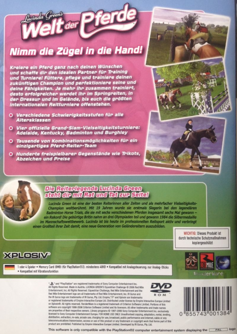 Le Challenge Equestre de Lucinda Green - Dos