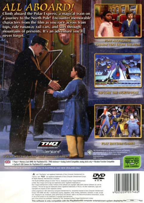 Le Pôle Express - Dos