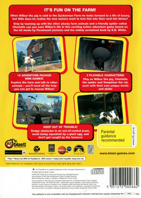 Le Petit Monde de Charlotte dos