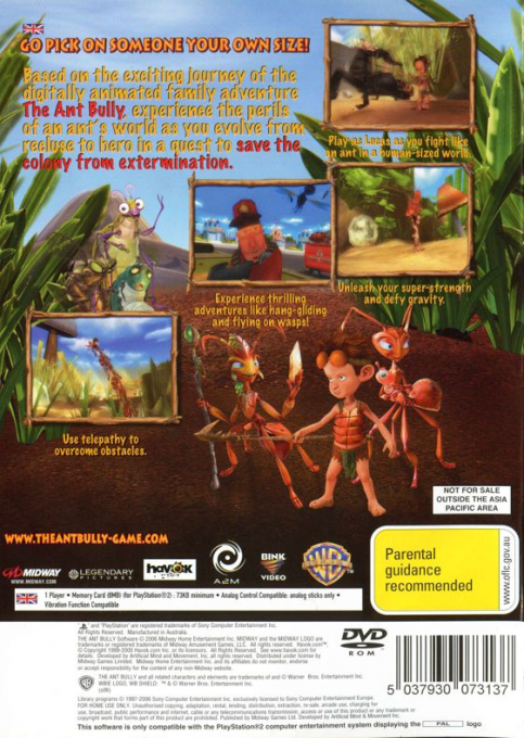 Lucas Fourmi Malgre Lui - Dos