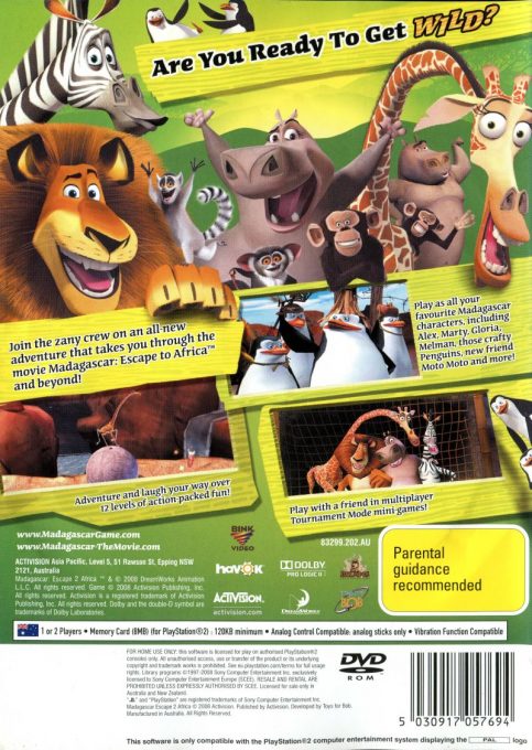 Madagascar 2 dos