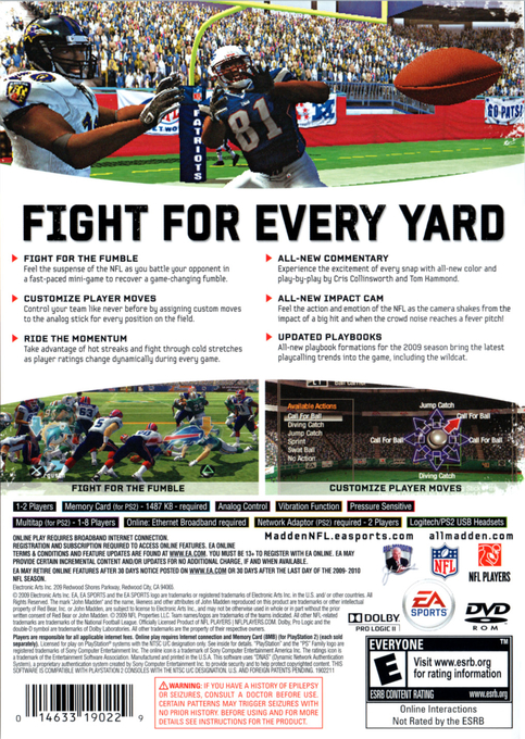 Madden NFL 06 - Dos