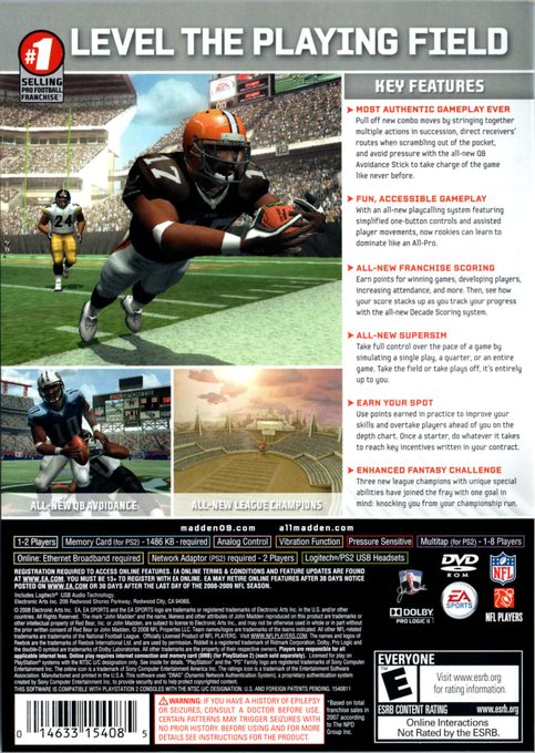 Madden NFL 09 dos