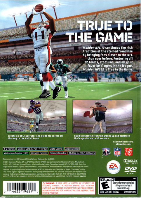 Madden NFL 11 - Dos