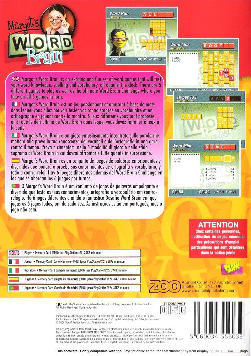 Margot's Word Brain - Dos