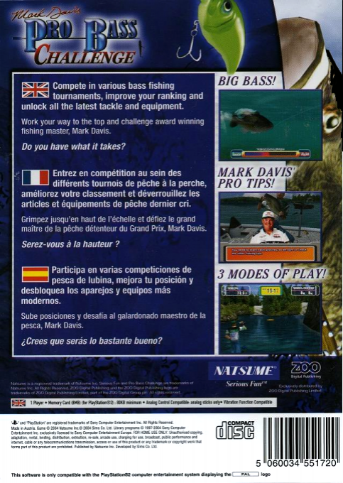 Mark Davis Pro Bass Challenge - Dos