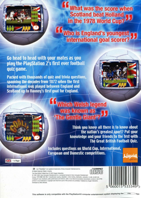 Maxi Quiz du Foot Francais dos