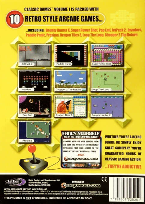 MaxPlay Classic Games Volume 1 - Dos