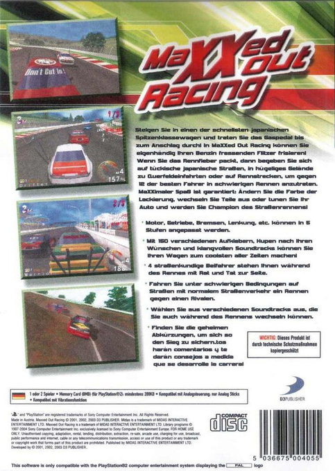 Maxxed Out Racing - Dos