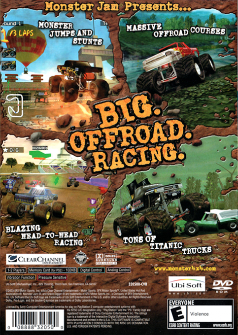 Monster 4x4 : Masters of Metal - Dos