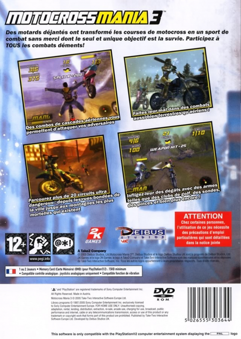 Motocross Mania 3 - Dos