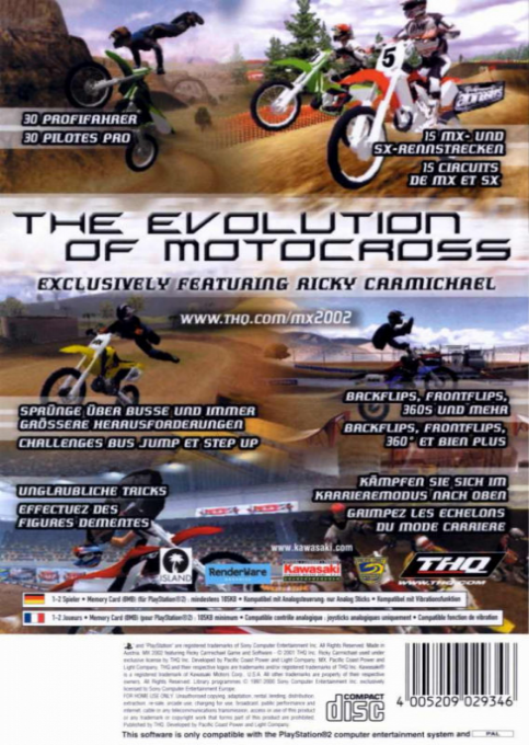MX 2002 featuring Ricky Carmichael - Dos