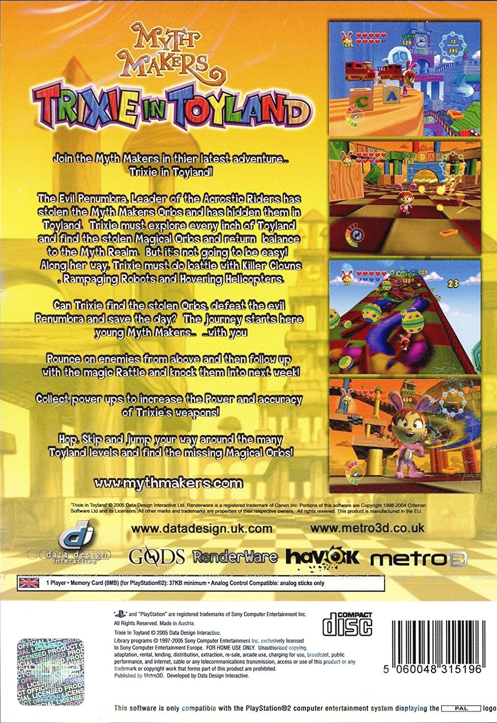 Myth Makers - Trixie In Toyland dos