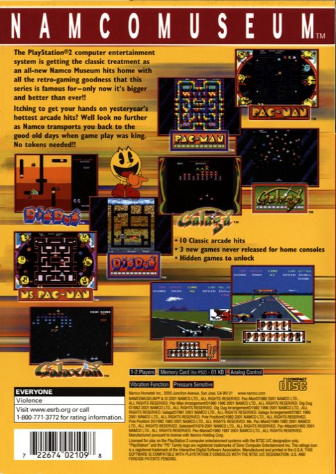 Namco Museum dos